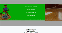 Desktop Screenshot of pittsburghhardwoodrefinishing.com